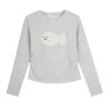 Trendy Flocked Fish Casual Long Sleeve