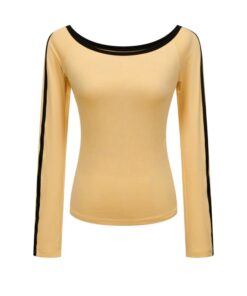 Street Style Yellow Sporty Long Sleeve